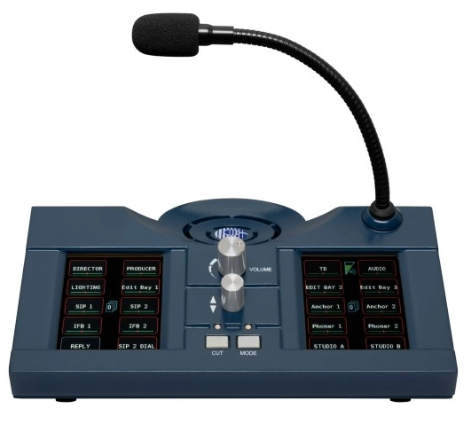 Panel de table 2x10 touches tactiles XLR4M, Clearcom