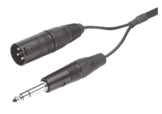 Câble 1.5m XLR3M+Jack 6.35 pour DT280/290 - Beyerdynamic K190-40-1.5M