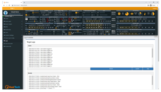 Détecteur de silence, Distributeur et Changeover audio, AxelTech