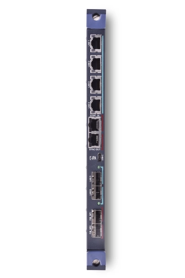 Carte IP AES67 audio, série V & FS sur IP, 64 ports -E-IPA-64-HX