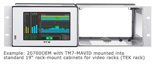 Kit de montage 1/2 rack pour TM7-OEM RTW 