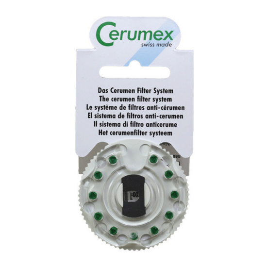 Filtre de protection anti-cérumen (1 blister de 11 filtres) Phonak