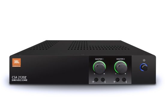 Amplificateur installation  - 2 x 120 W 4/8 ohms - 70/100V