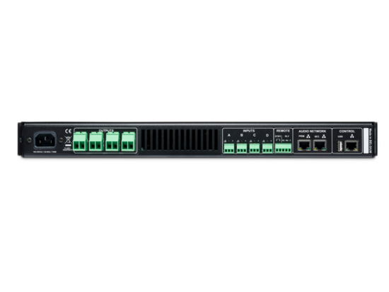 Ampli, DSP, 4x350W/2-4-8 Ohms - 140W/100 V - APEX