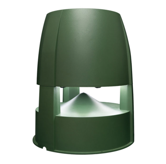 HP champignon avec éclairage LED IP65, LF8p+HF, 240W/8Ohms-60W/100V