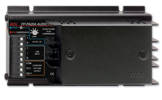 Amplificateur Audio Mono 20 W - RDL FP-PA20A