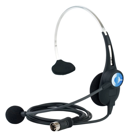 -- Combiné micro/casque léger 1 oreillette - Clear-Com CC-26K-X5M