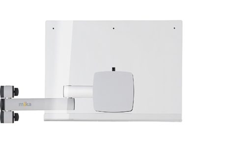 Porte documents A3 en plexi, fixation, (sans bras Mika) Yellowtec