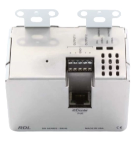 Interface Dante murale bidirectionnelle Mic/Line 4x2 RDL DD-BN40