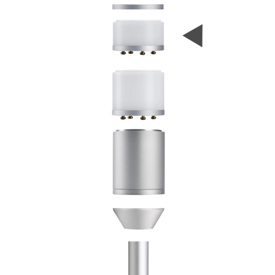 Module lumineux 27 mm blanc Yellowtec