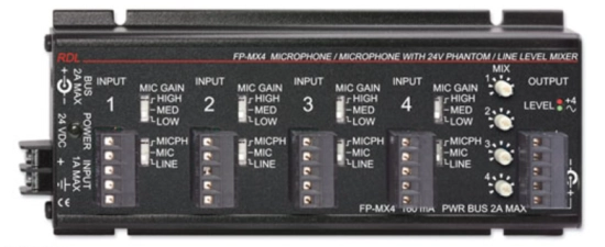 Mélangeur 4 canaux - RDL FP-MX4