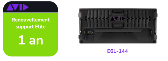 Renouvellement support Elite Live de 1 ans pour E6L-144