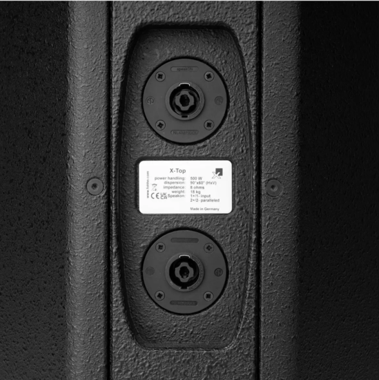 Enceinte passive 2 voies, 1 x 10pouces + 1 - 300W/8ohms 90Hx60V - RAL