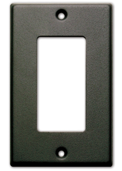 Couvercle enjoliveur un poste noir - RDL CP-1B