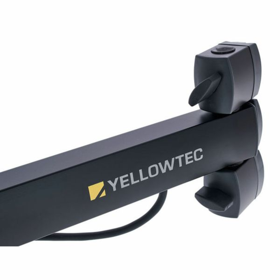 Bras support micro gris foncé bas pour radio filmée Yellowtec