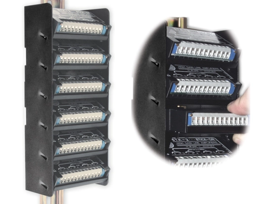 Montage STICK-ON sur rail DIN - RDL DRA-35S6