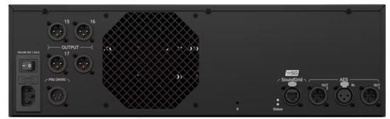 Rack de scène 24/18 I/O + 3 AES 