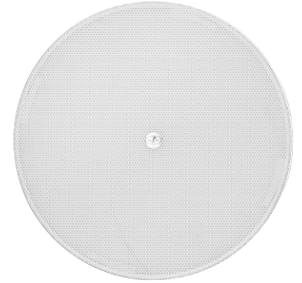 Paire de plaf 2 voies avec capot HP 20cm, 125W/8OHMS, 60W/100V, blanc