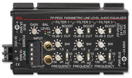 Correcteur paramétrique 3 bandes - RDL FP-PEQ3