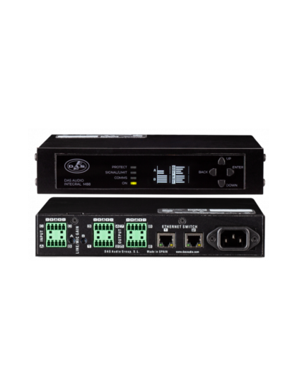Matrice 4x8 analog + 4x4 DANTE, DSP, config ALMA.  DA-INTEGRAL-M88