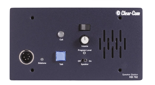Poste haut-parleur intérieur canaux - Clear-Com KB-702