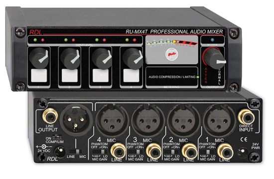 Mélangeur 4 canaux - RDL RU-MX4T