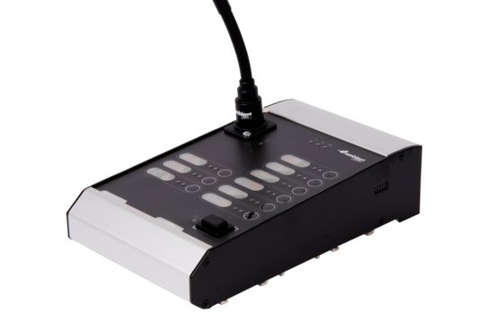 Micro d'appel 8 boutons - Audio 4 IN / 2 OUT