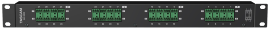 Boîtier connexion 32 canaux audio symétriques Euroblock vers Sub D 25