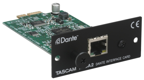 Interface DANTE pour SS-CDR250N/SS-R250N Tascam