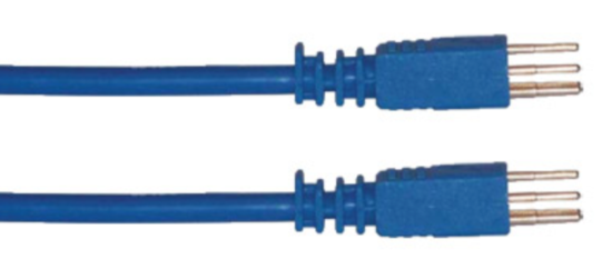 GMK313/60D-BL, Câble Patch audio 60 cm bleu Ghielmetti