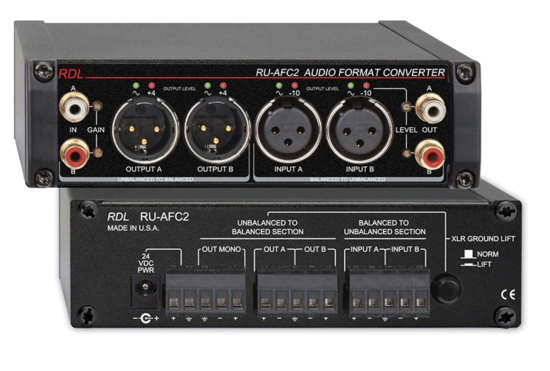 Convertisseur audio - RDL RU-AFC2
