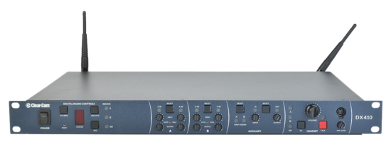 Centrale intercom HF 2 canaux + Alim 453G008-2 - Clear-Com BS410-EU