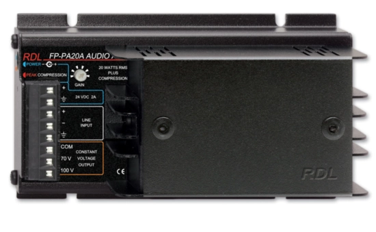 Amplificateur Audio Mono 20 W - RDL FP-PA20A