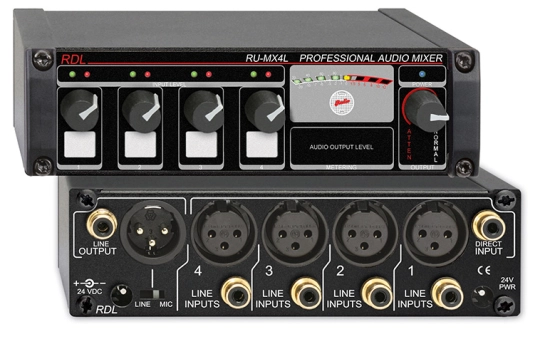 Mélangeur 4 canaux - RDL RU-MX4L