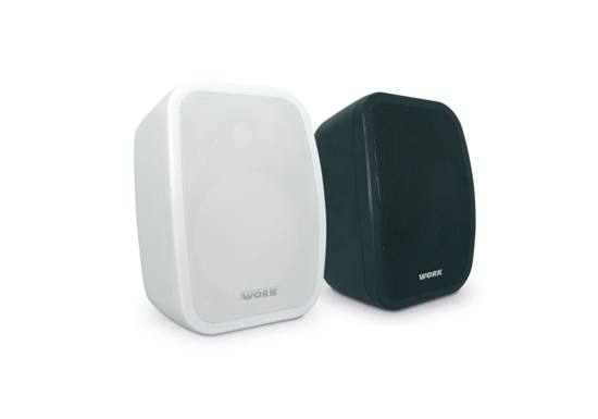 Paire HP 2 voies 100+12.7, 60W/8O-16W/100 V- WORK NEO 4 LINE BLANCHE 