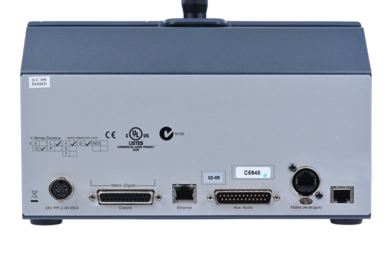 Pupitre de table 12 touches Lever XLR4 Clearcom