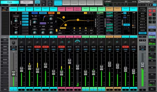 64ch ST mixeur avec eMO D5 + 6 plugins