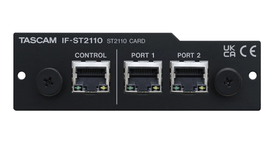 Carte optionnelle protocol ST-2110/AES67 Tascam