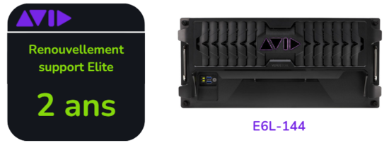 Renouvellement support Elite Live de 2 ans pour E6L-144