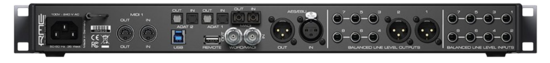 Fireface-Interface audio USB, 188 canaux, 192 kHz, USB 3.0 RME