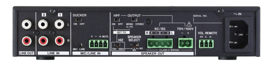 Amplificateur mixgeur, entrées 1 micro, 2 ligne, Bluetooth, 240 watts