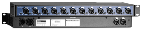 NS Splitter Dmx 512-A 2,10 Ethercon Luminex - LU 01 00044-ETH
