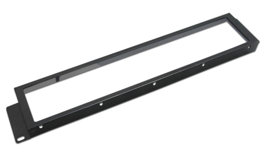 Panneau - couvercle de protection transparent, format 2U 19 pouces 