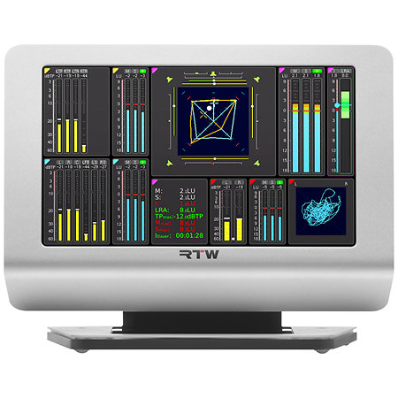 Analyseur audio, 4 entrées AES et 1 x 3G-SDI, RTW 