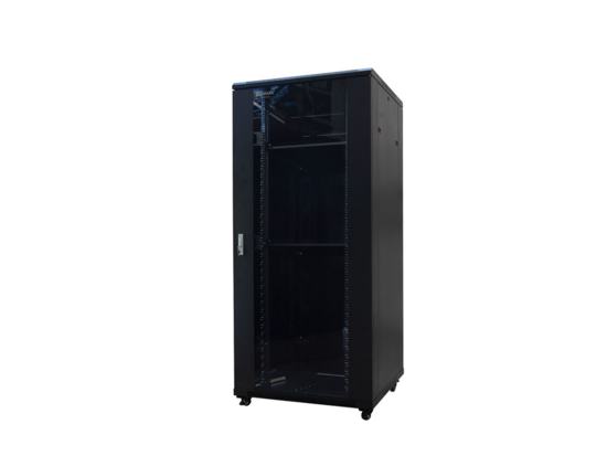 Baie d'installation, 19 pouces /37U, porte, roulettes, prof. 800mm