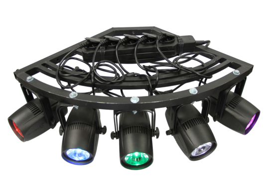 NS - SUPPORT ALUMINIUM QUART DE CERCLE POUR 5 F1KOLOR HD