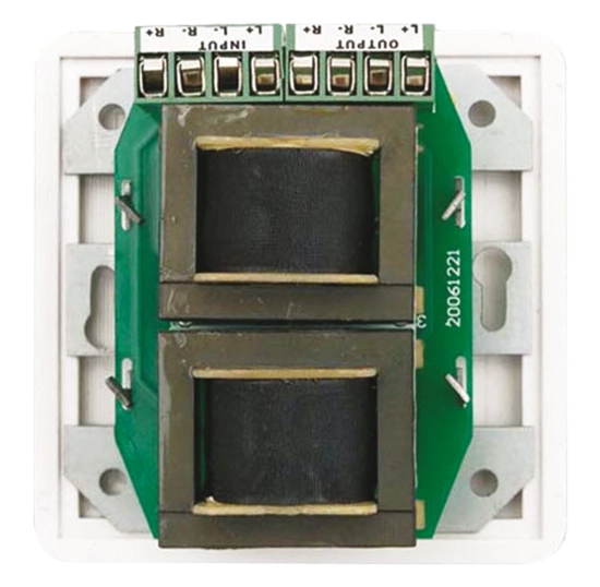 Contrôleur mural de volume par 10 pas de 3dB -max 2x25W/4Ohms 