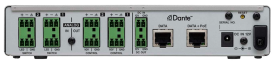 Convertisseur analogique-Dante-analogique 2 canaux EUROBLOCK