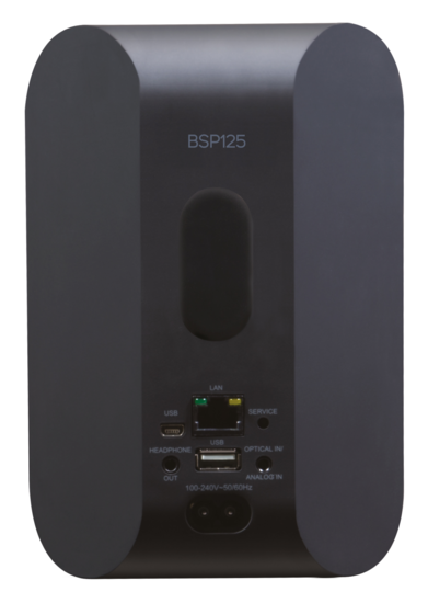 Enceinte amplifiée avec lecteur réseau - noir - Bluesound BSP125