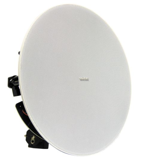 Plafonnier 2 voies, LF 8 pouces + tweeter, 40 W/8 Ohms-100 V, blanc